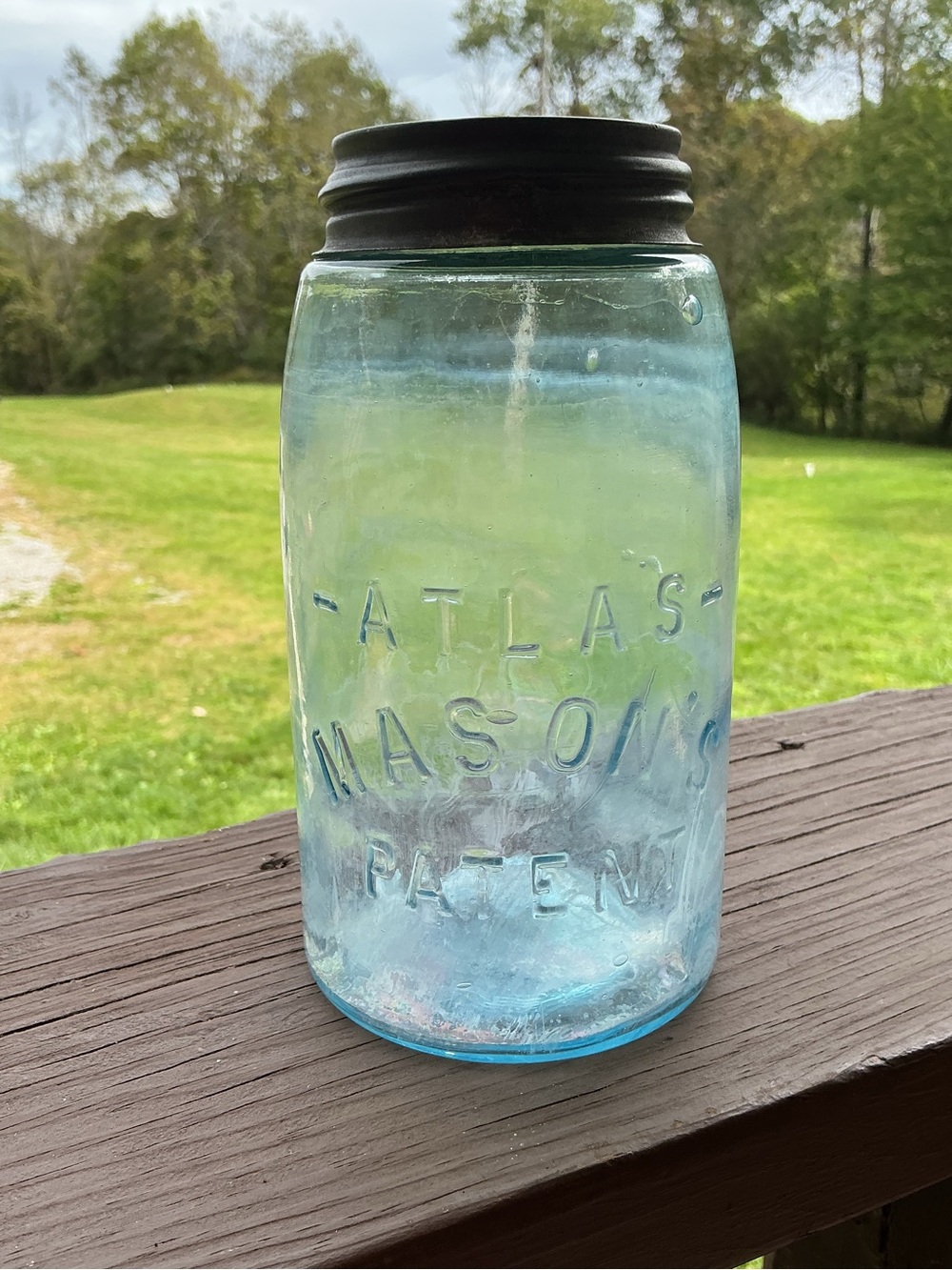 Antique 1895- 1920’s Atlas Mason's Patent Fruit Jar